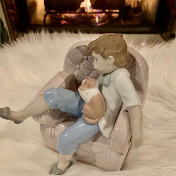 Lladro Naptime Friends Porcelain Figurine New In Box - Picture 3 of 9